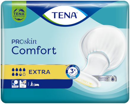 TENA Comfort Extra – suur vormmähe, mis hoiab naha tervena