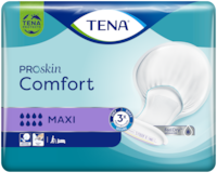 TENA Comfort Maxi - Extra large shaped incontinence pad for Skin Health