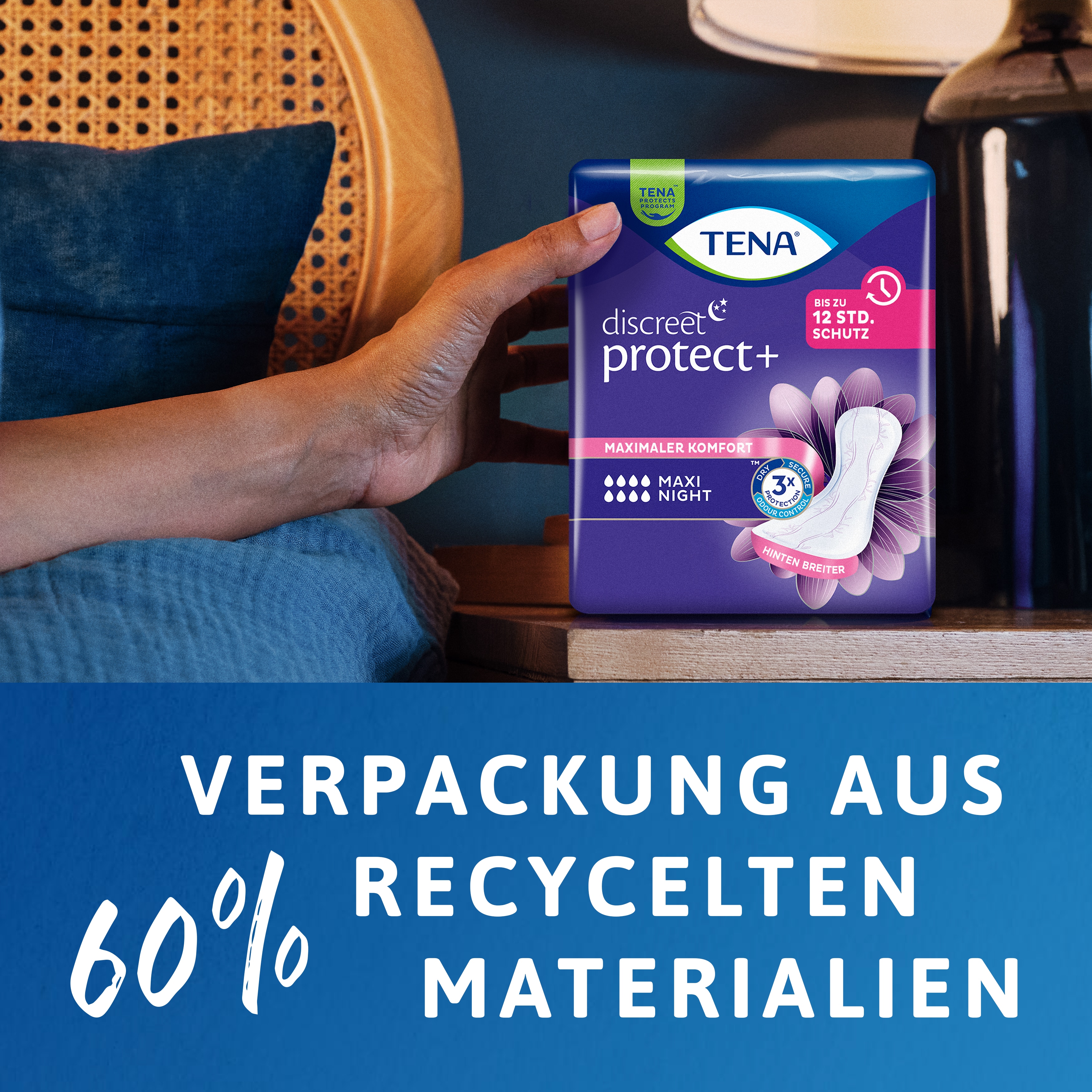 TENA Lady Discreet Maxi Night | Inkontinenz Einlage