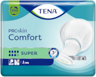 TENA Comfort Super - Large shaped incontinence pad for Skin Health