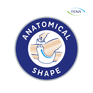 Anatomical shape icon for the TENA ProSkin Slip