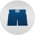 Illustration of shorts for men