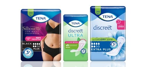 TENA-produkter för kvinnor