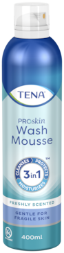 TENA ProSkin Wash Mousse | Gentle no rinse cleansing foam