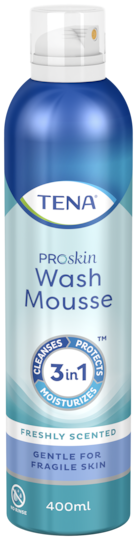TENA ProSkin Wash Mousse Pesuvaahto | Hellävarainen puhdistusvaahto, jota ei tarvitse huuhdella