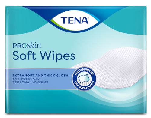 TENA プロスキンソフトワイプ 非常にやわらかくお肌に優しいペーパータオル