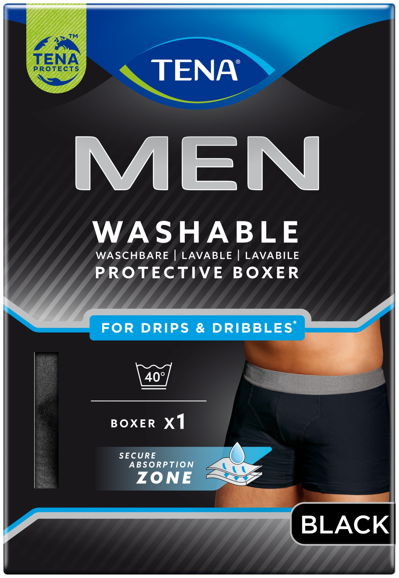 TENA Men Washable Protective Boxers