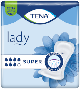 TENA Lady Super Jemné a spolehlivé inkontinenční vložky pro ženy