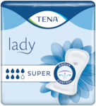 TENA Lady Super  Miękkie w dotyku i niezawodne podpaski na nietrzymanie moczu dla kobiet
