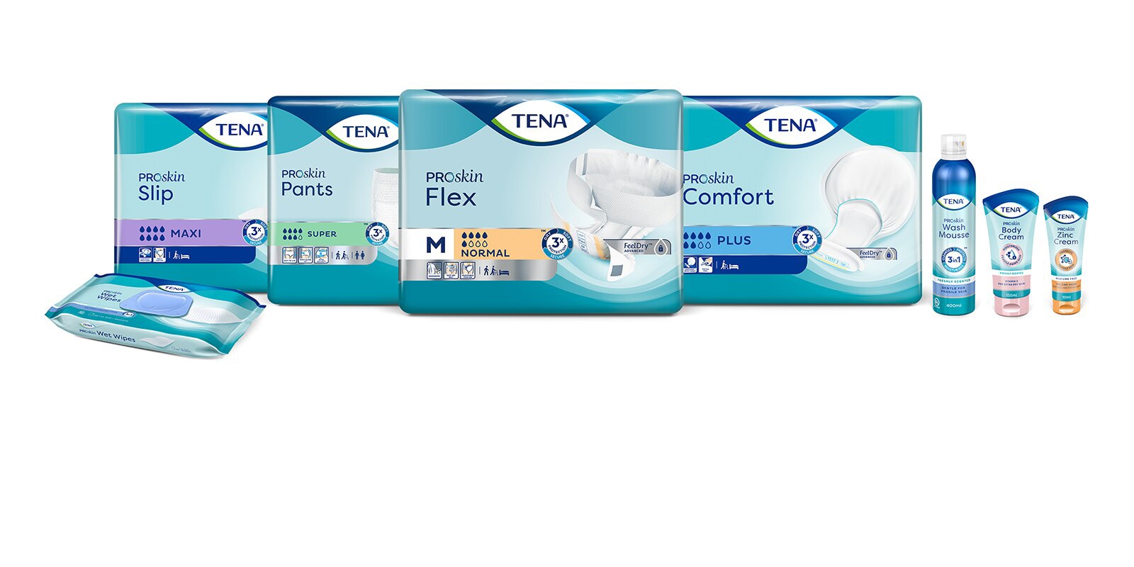 TENA Product range
