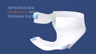 , Produktfilm som visar TENA Flex bältesskydd
