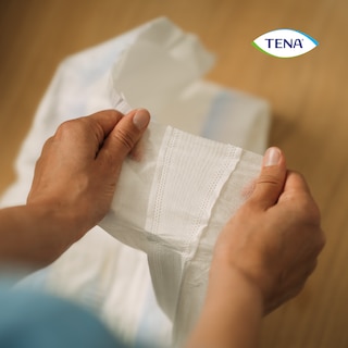 The TENA ProSkin Slip can be stretched out