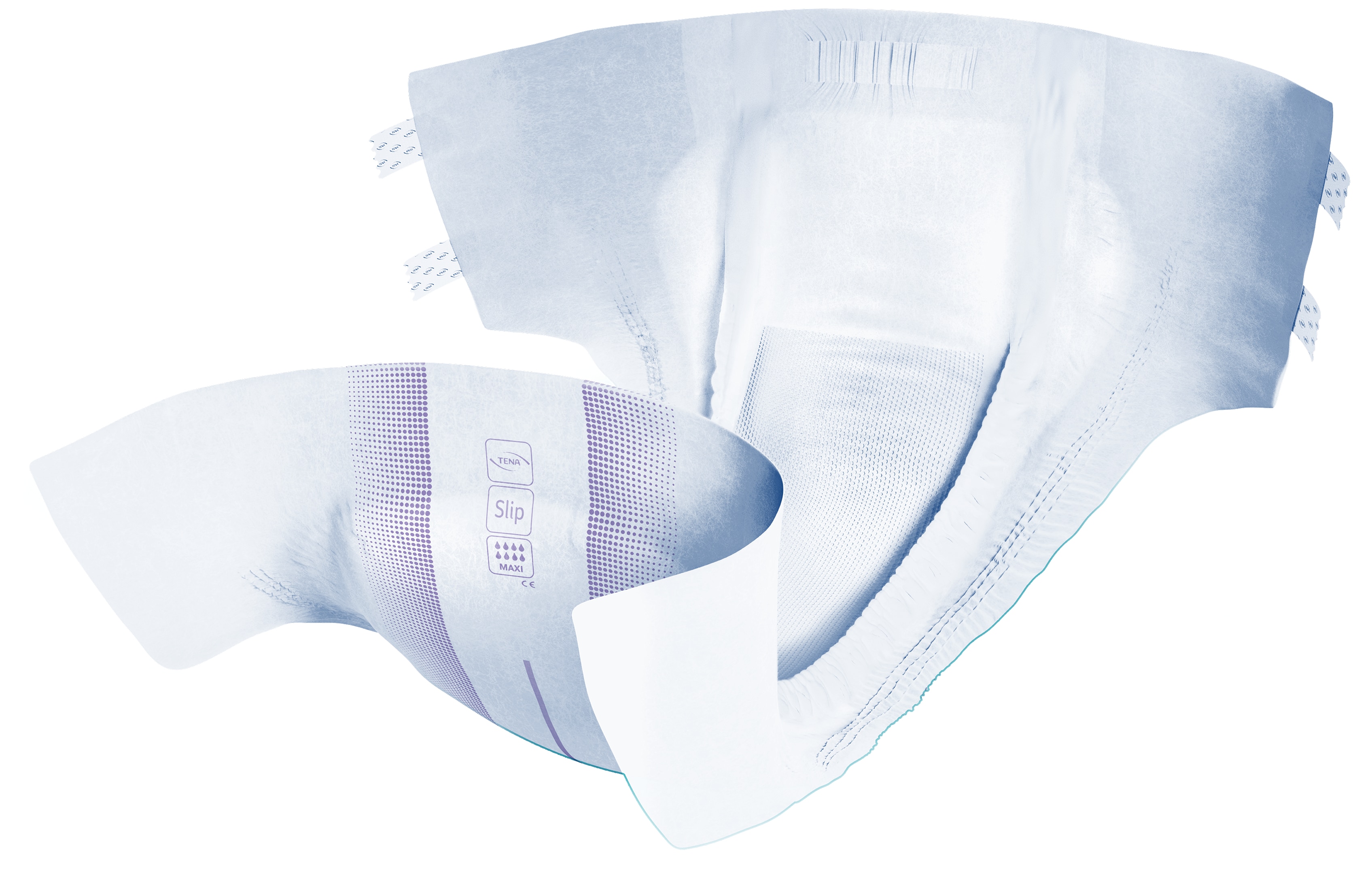 TENA Slip Active Fit Maxi | Absorberande inkontinensskydd i vuxenstorlek med plastad baksida