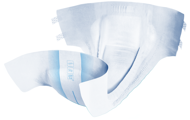 TENA Slip Plus | All-in-one incontinence adult diaper with tabs