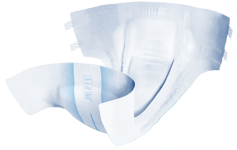 TENA Slip Active Fit Plus | Absorberande inkontinensskydd i vuxenstorlek med plastad baksida