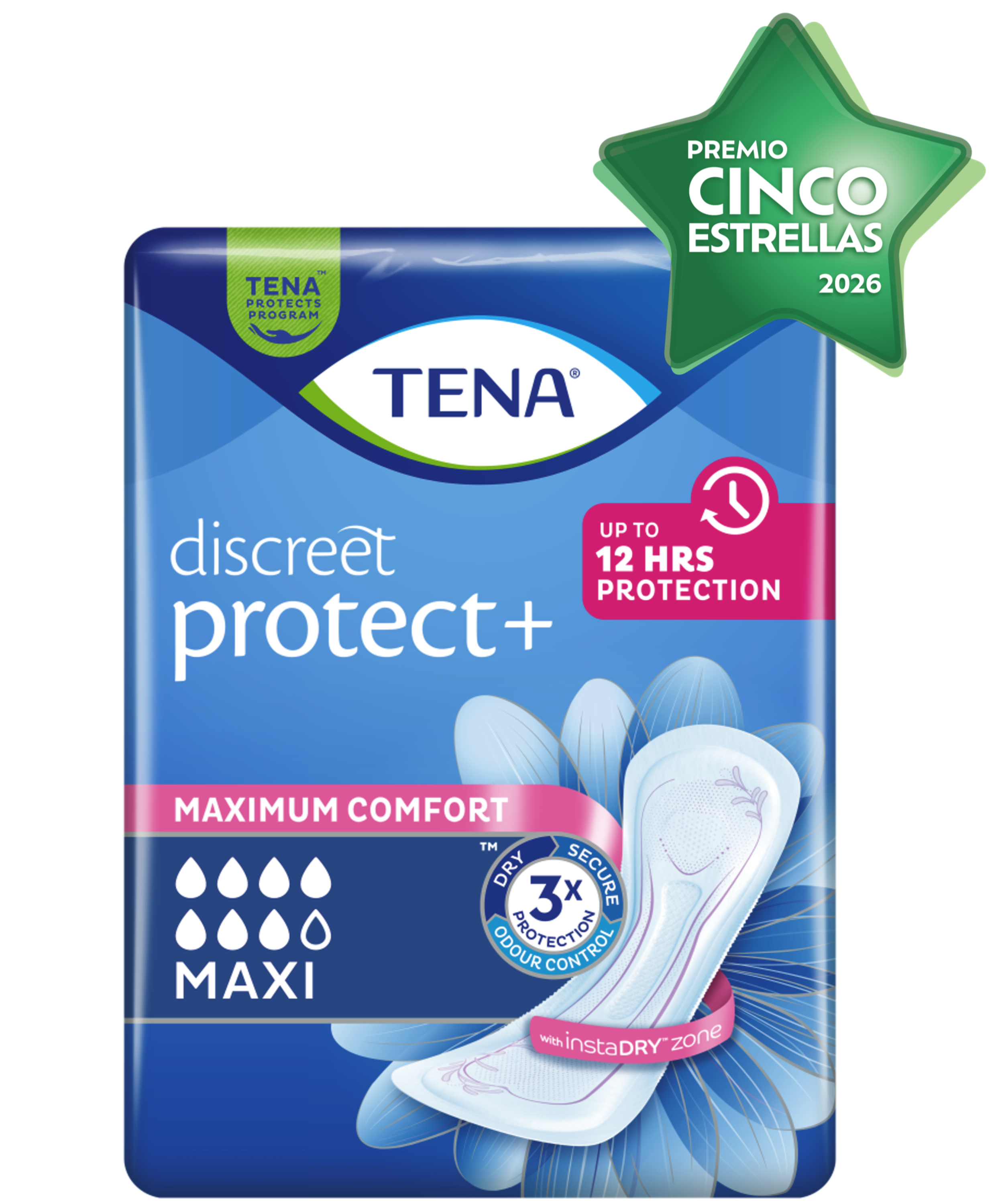 TENA Discreet Protect+ Maxi