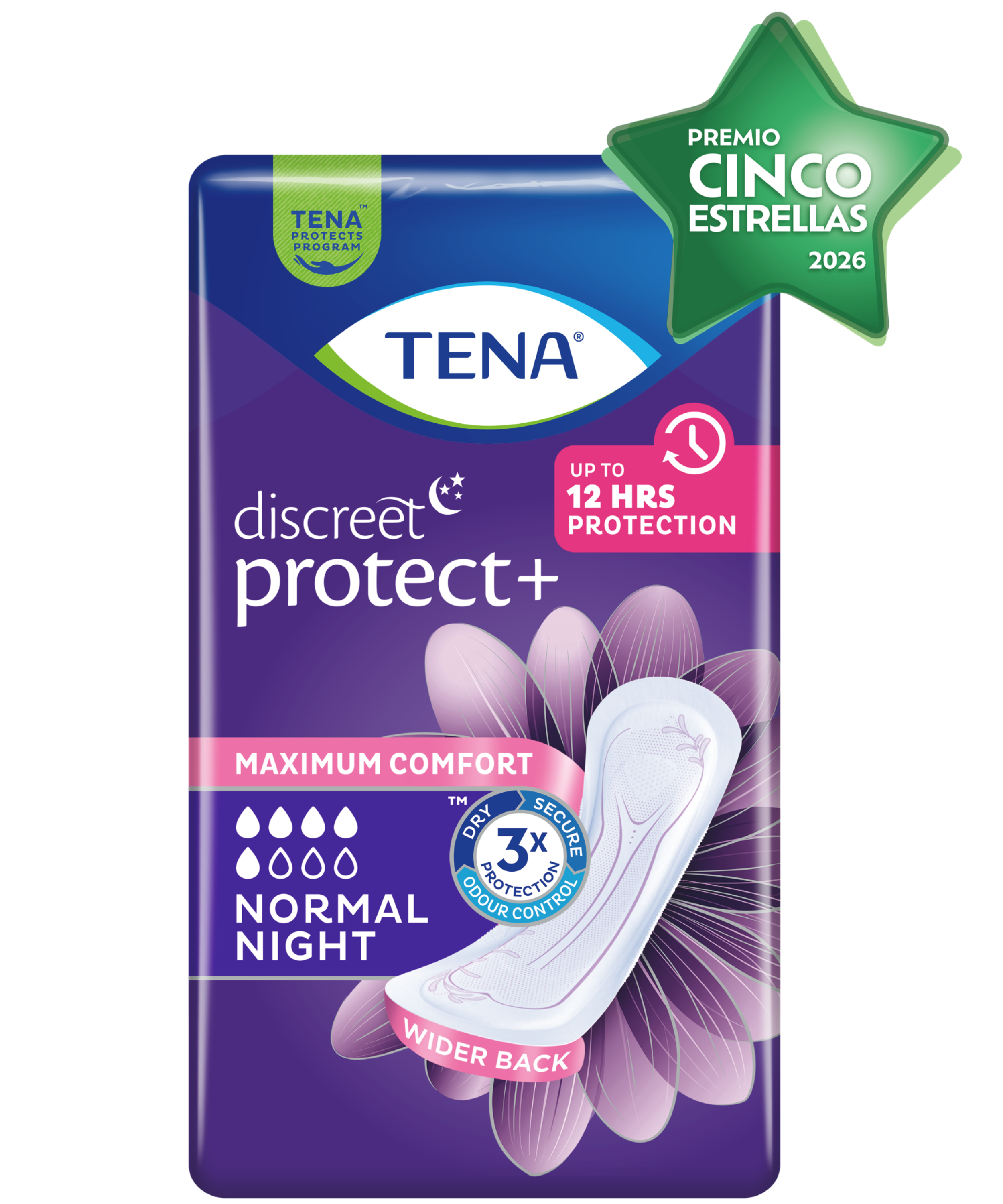 TENA Discreet Protect+ Normal Night
