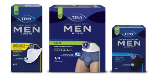 Produkty TENA Men