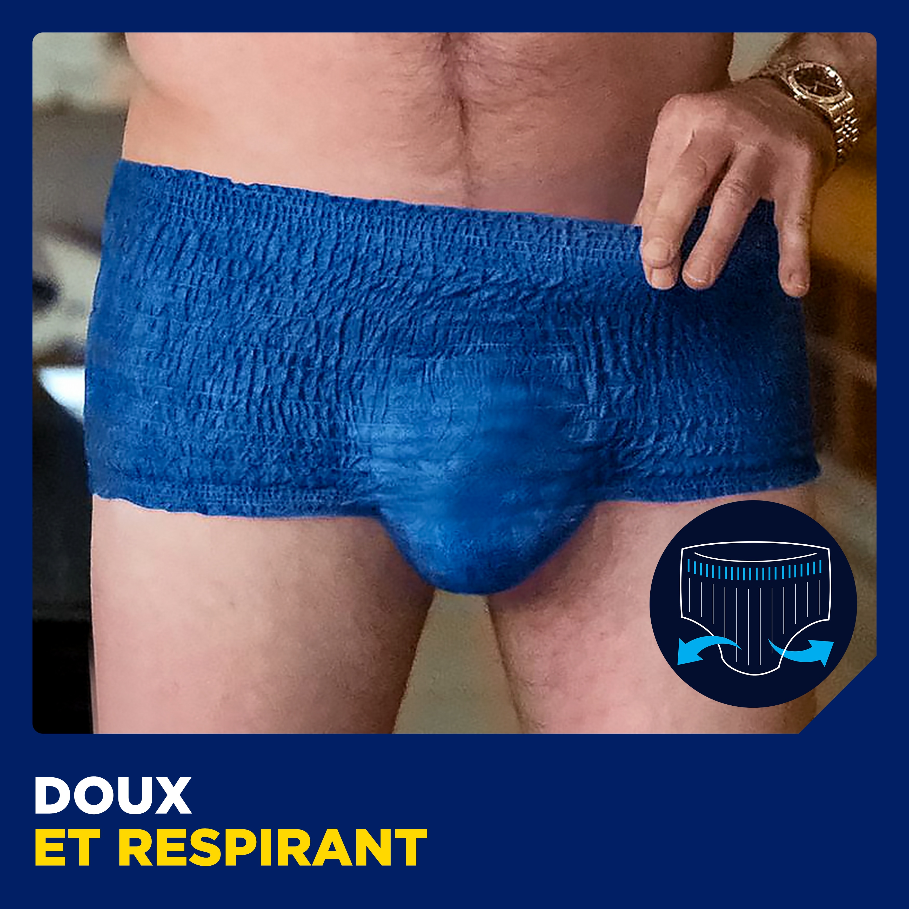 TENA Men Active Fit Pants Plus | Sous-vêtements absorbants