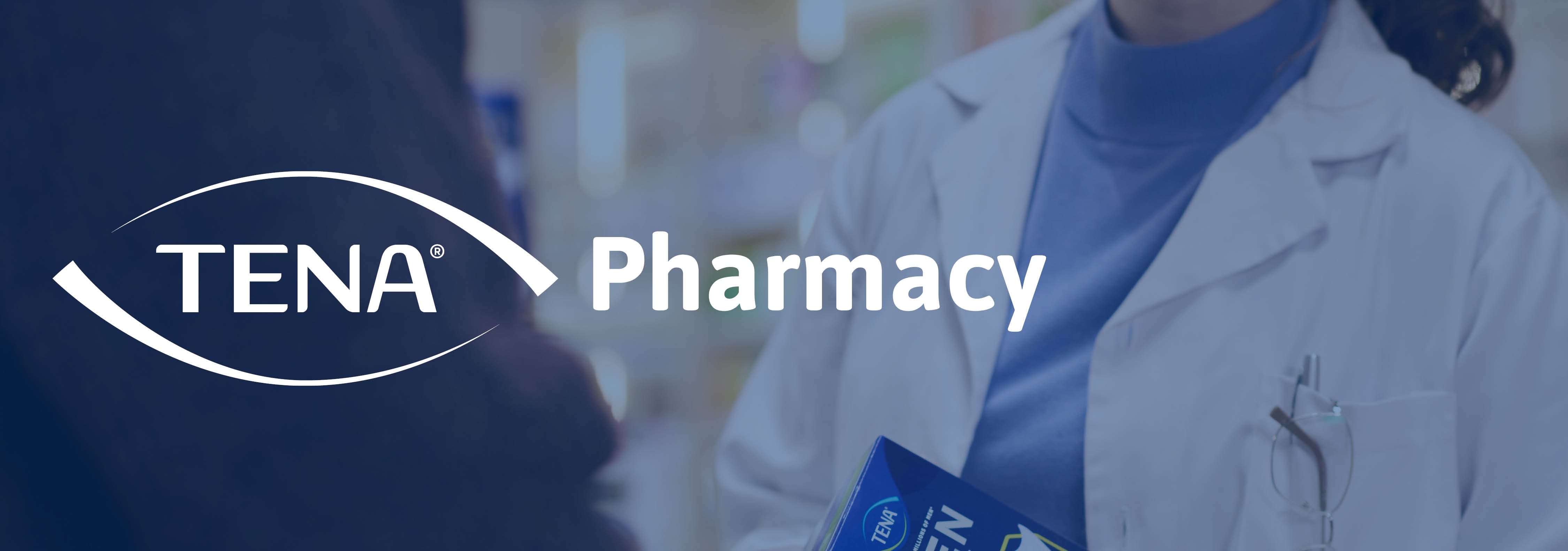A logo for TENA Pharmacy