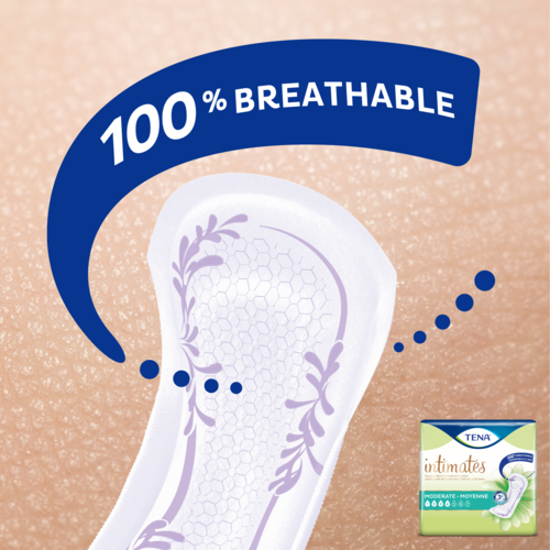 100% breathable Helps protect your sensitive, intimate skin.