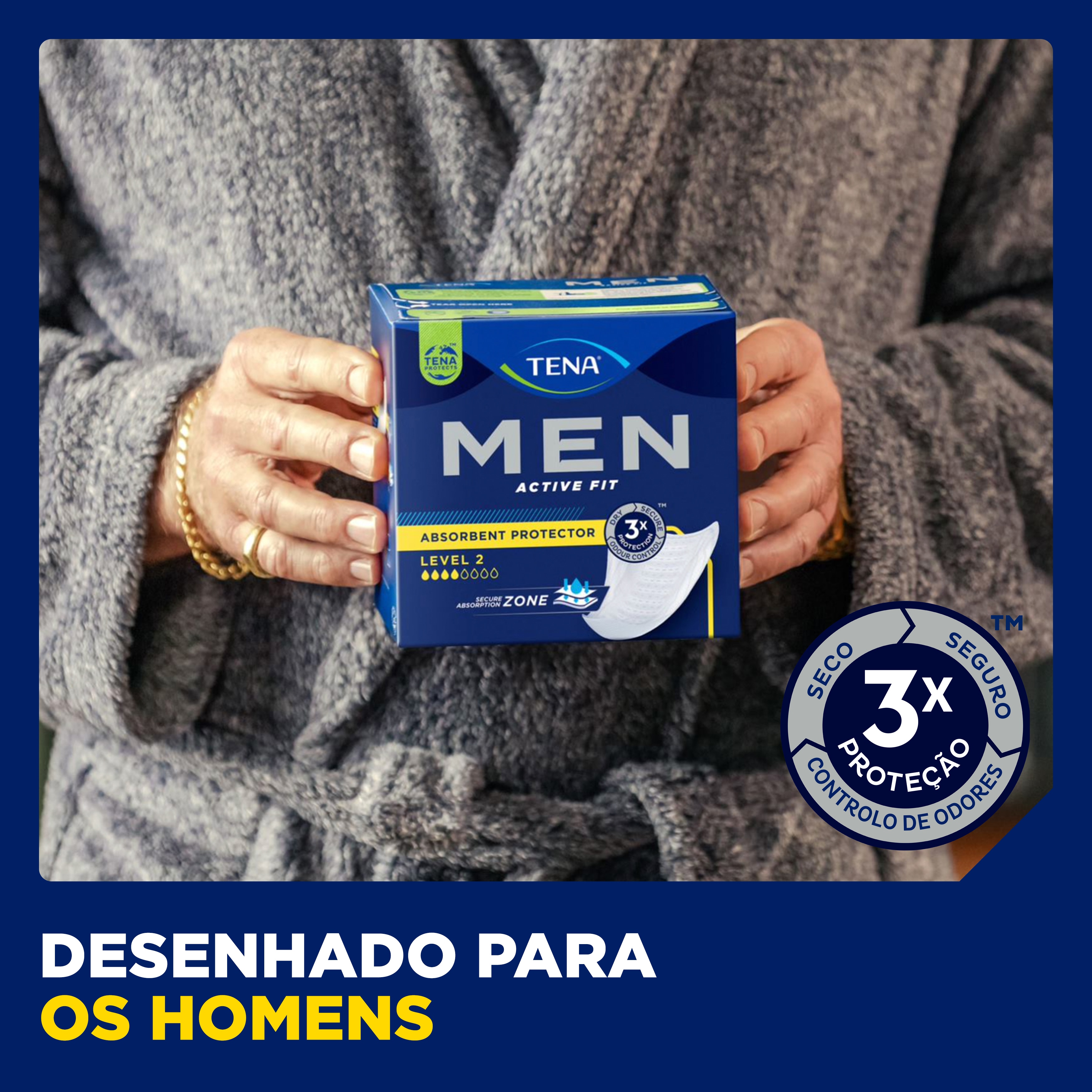 TENA Men Active Fit Protetor Absorvente Nível 2