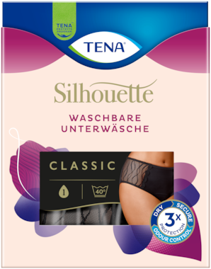 TENA Silhouette waschbare Inkontinenzunterwäsche | Classic – Für Frauen mit leichter Inkontinenz