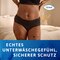 TENA Silhouette Plus Black | Hüfthohe Unterwäsche zum Schutz bei Blasenschwäche