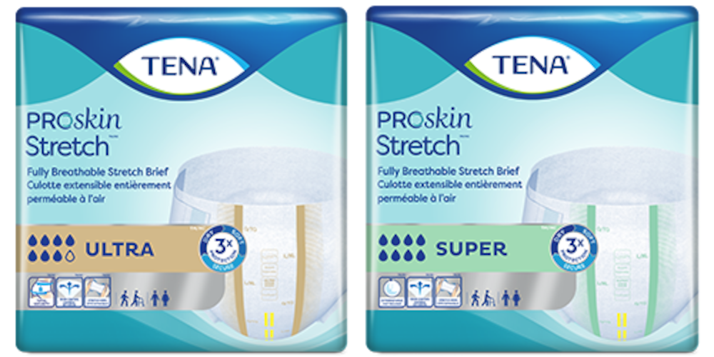 TENA Proskin Ultra and Super Packages