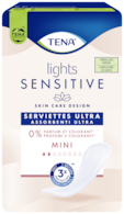 TENA Lights Ultra Mini per pelli sensibili | Assorbenti per incontinenza