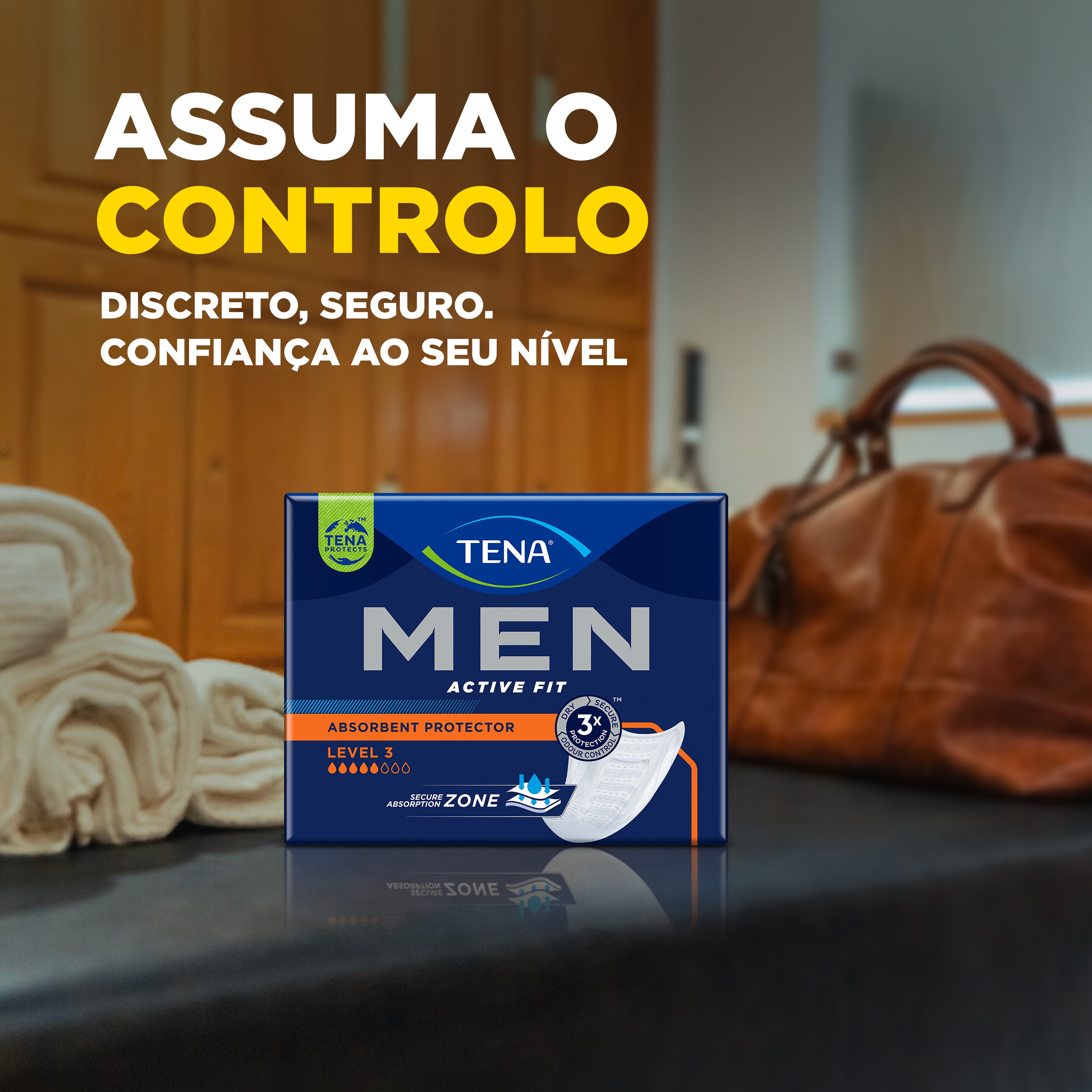 TENA Men Active Fit Protetor Absorvente Nível 3