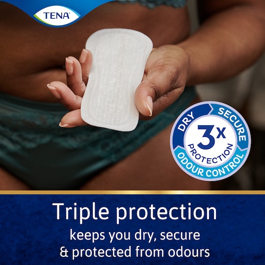Trippelskydd håller dig torr, säker och skyddar dig från lukt