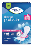 TENA Discreet Protect+ Maxi | Serviette pour fuites urinaires