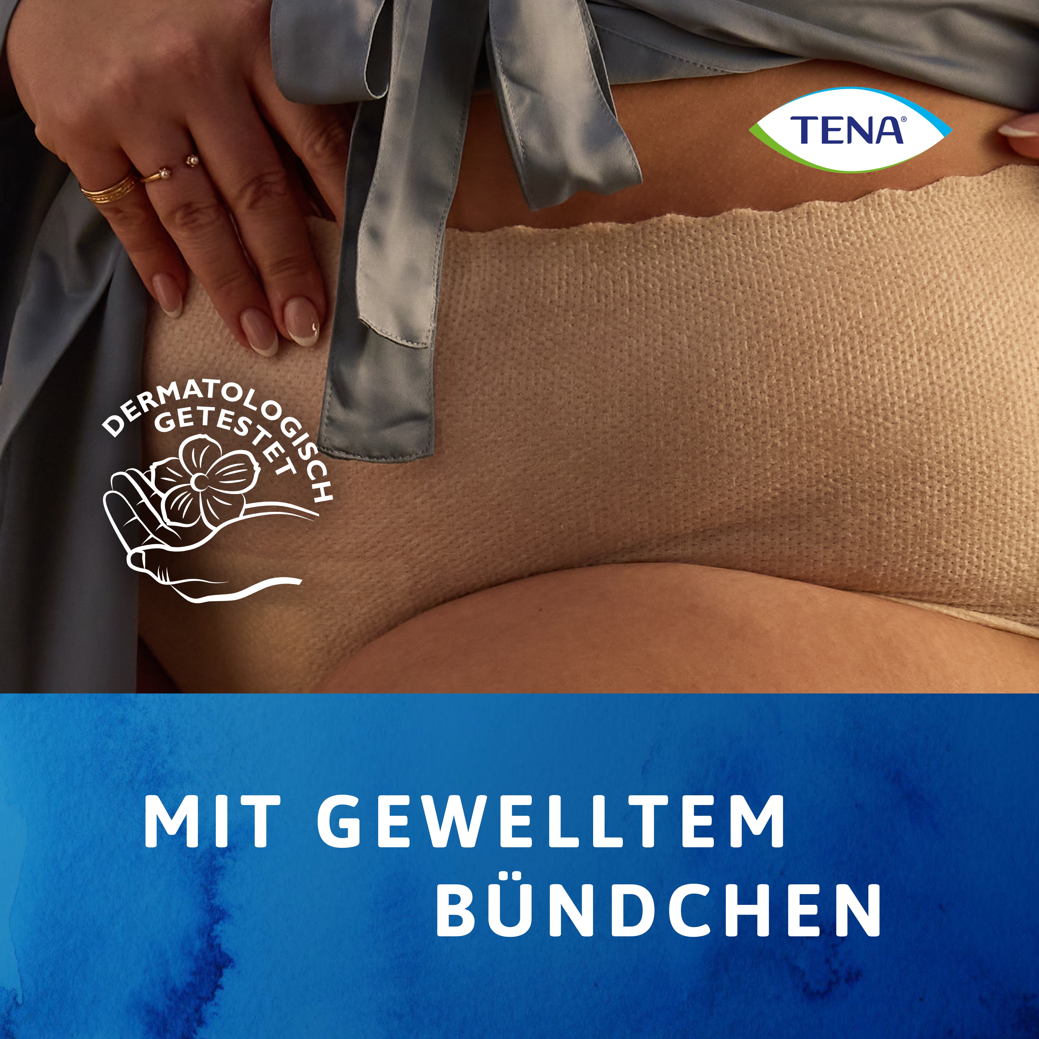 TENA Silhouette Plus Crème | Taillenhohe Unterwäsche zum Schutz bei Blasenschwäche