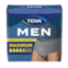 Pack shot of the grey TENA Men Protective Underwear