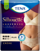 TENA Silhouette Plus Creme | Inkontinenstrusser med høj talje 
