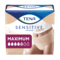 Pack shot of the beige TENA Sensitive care Maximum underwear