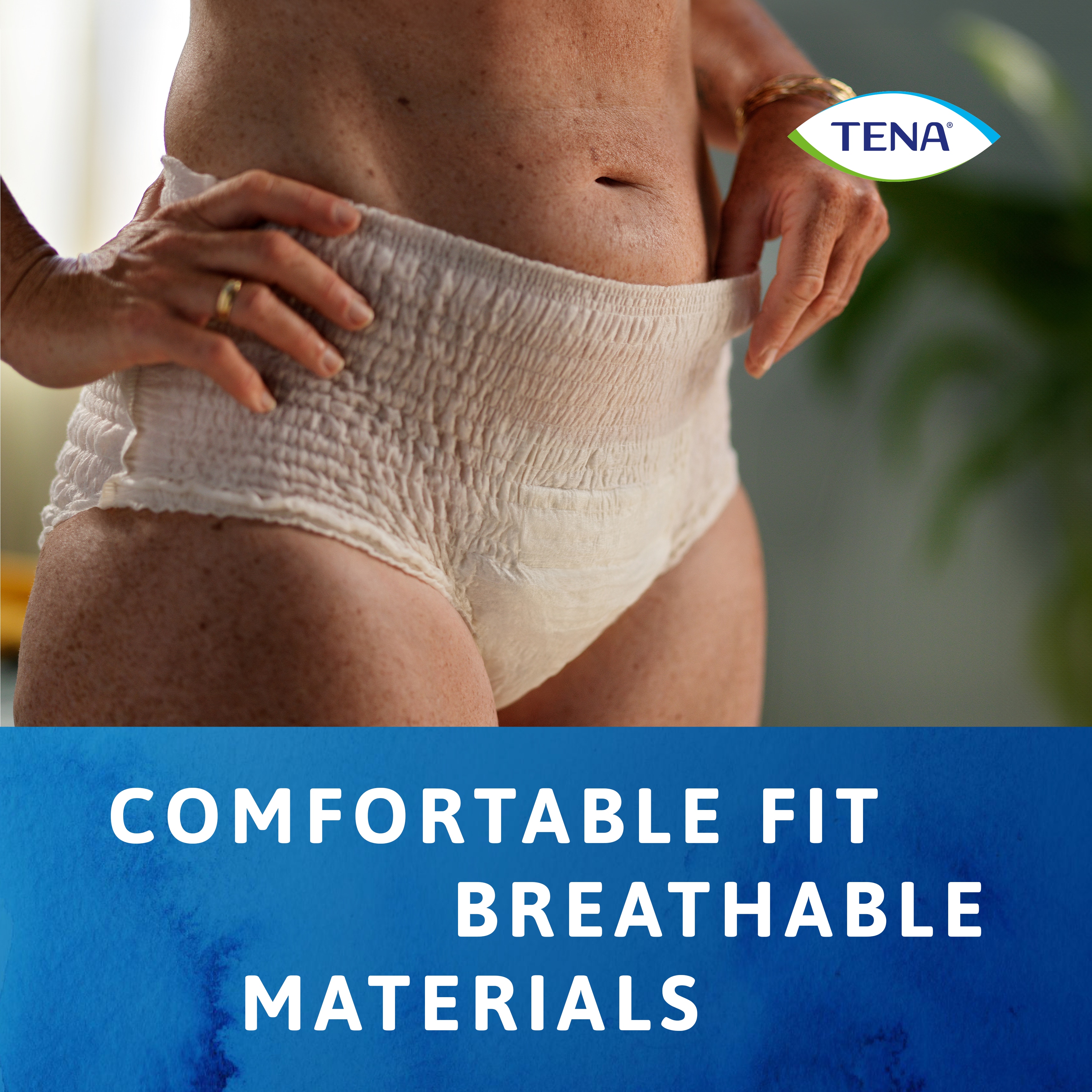 TENA Silhouette underwear have comfortable fit and breathable materials