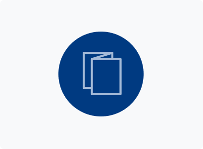 Eine Ikone eines Flugblatts