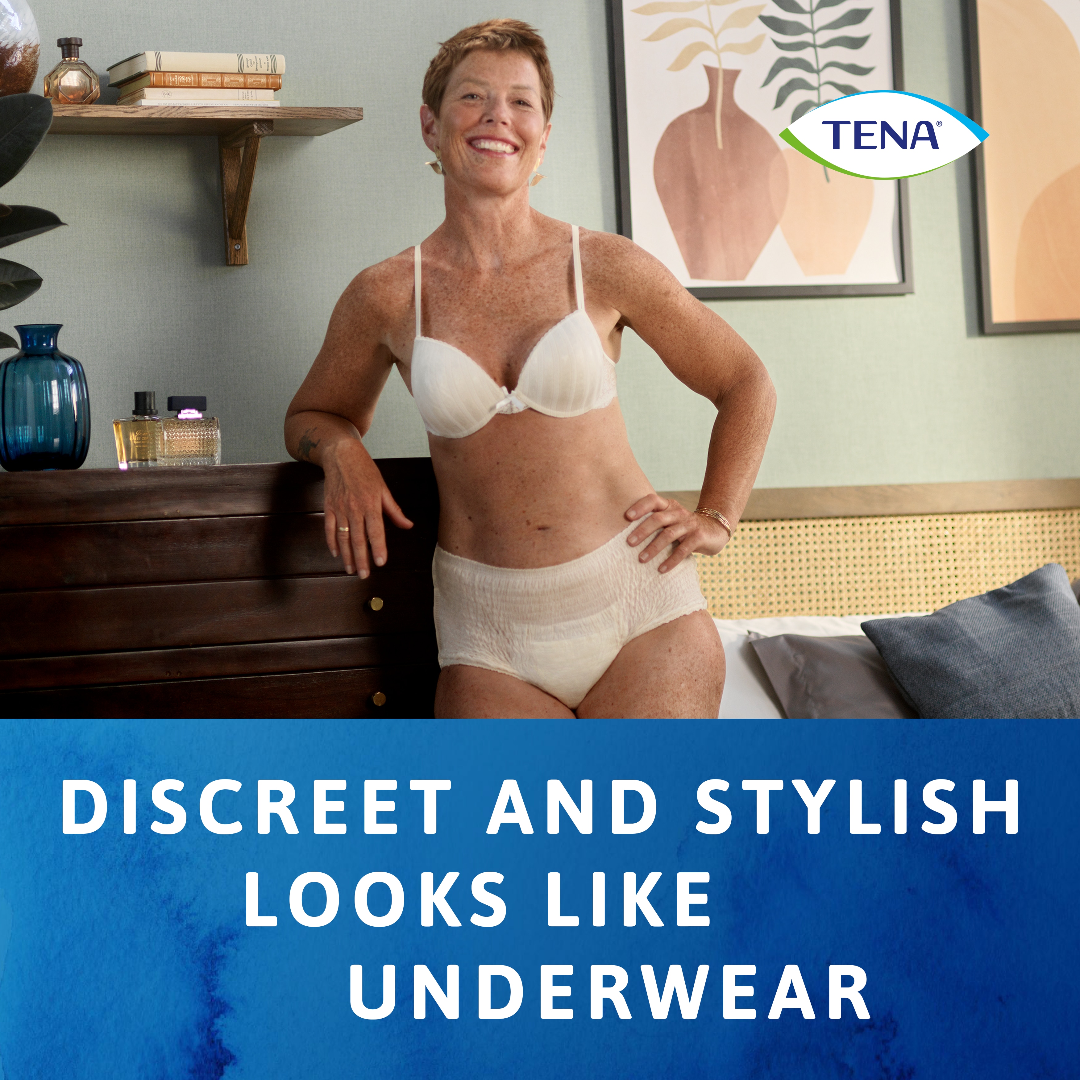 TENA Silhouette underwear are discreet and stylish and looks like underwear