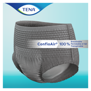 Product illustration of TENA Proskin™ Plus Protective underwear for men with the ConfioAir claim