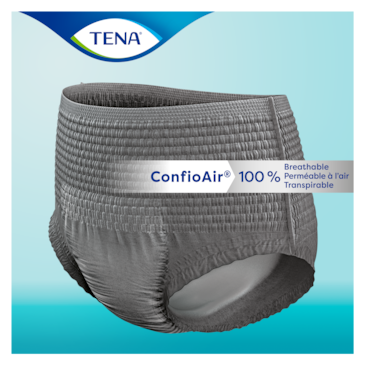 Culottes pour hommes TENA ProSkin™ avec technologie ConfioAir 100 % perméable à l’air