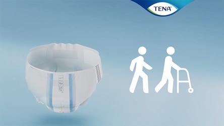 Istruzioni di posizionamento del prodotto TENA Flex