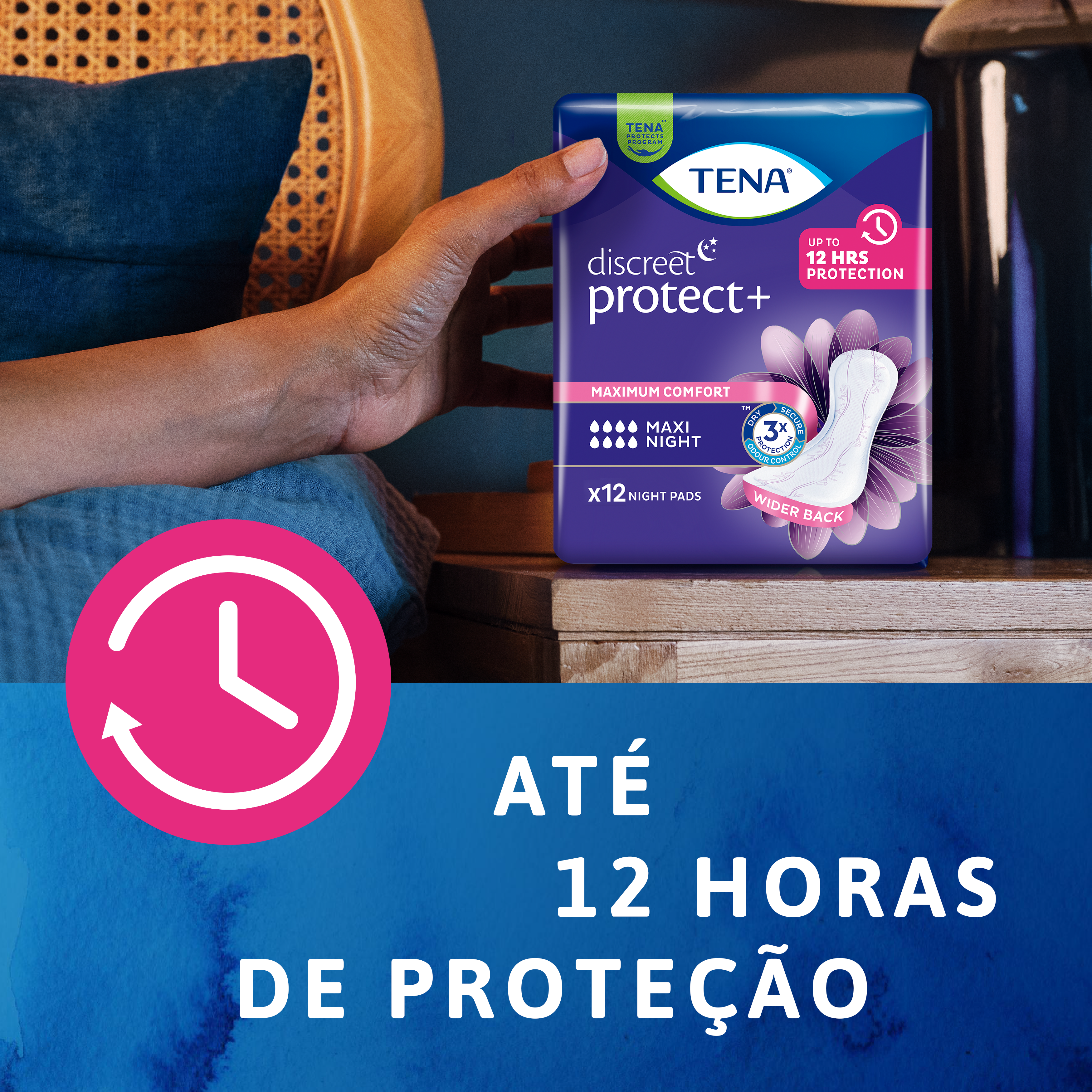 Até 12h de proteção