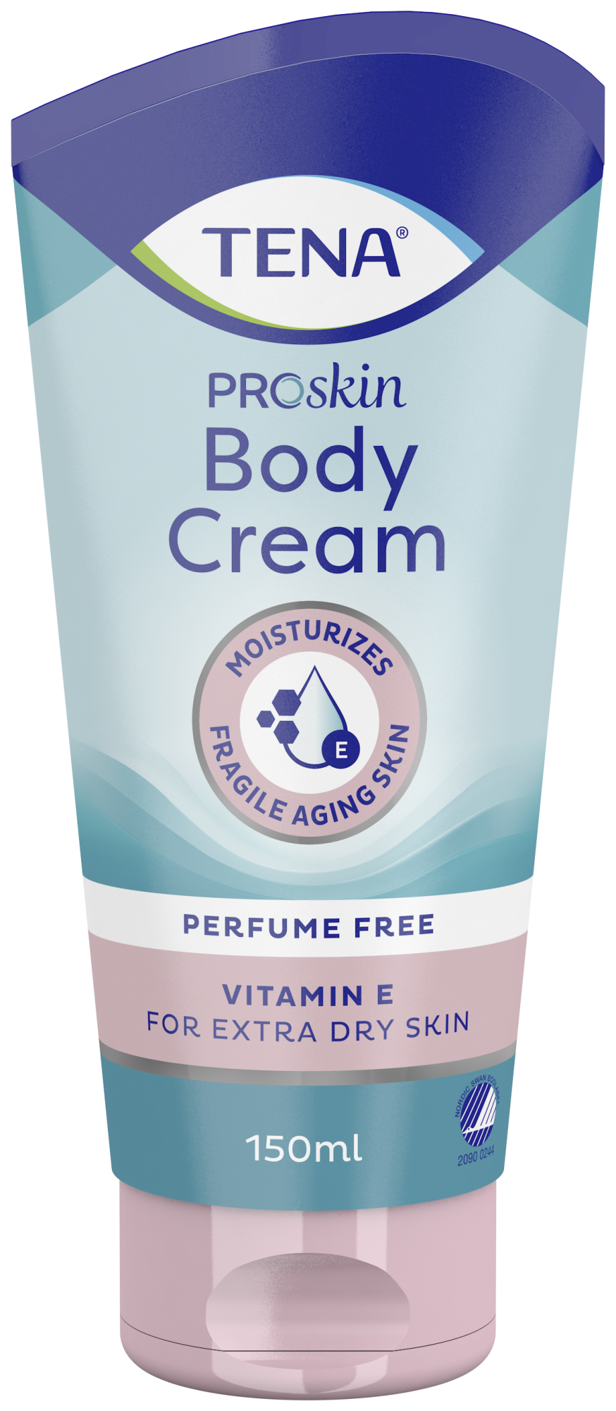 TENA Body Cream – kūno kremas be kvapiųjų medžiagų