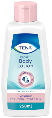 Bottle of TENA ProSkin Body Lotion