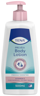Bottle of TENA Proskin Body Lotion