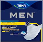 Incontinence pads and pants specially made for men