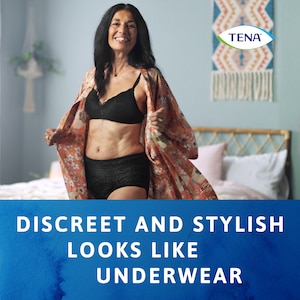 TENA Lady gaćice diskretne su i elegantne te izgledaju kao donje rublje