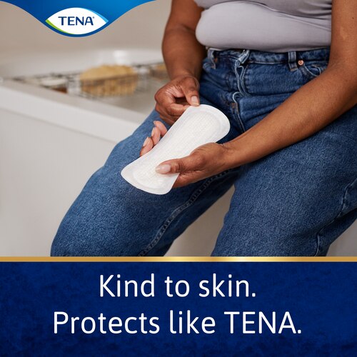 Hudvenlig. Beskytter som TENA.